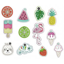 Stickdatei - Sweet Summer Anhänger ITH